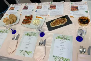 Proposta de menú d'alumnes de 3r ESO-TQE en el concurs Masterchef del projecte Oído Cocina