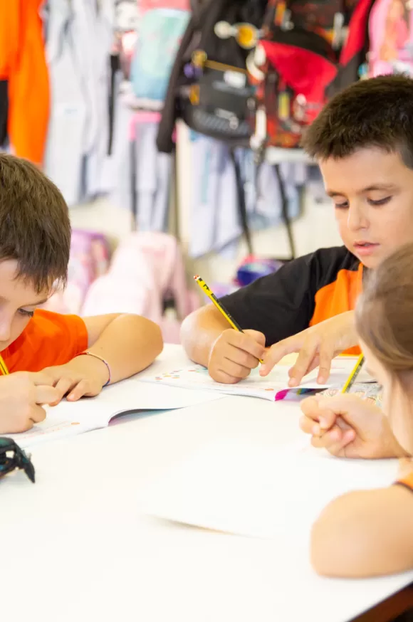 Alumnes de l'escola Jesuites Lleida 