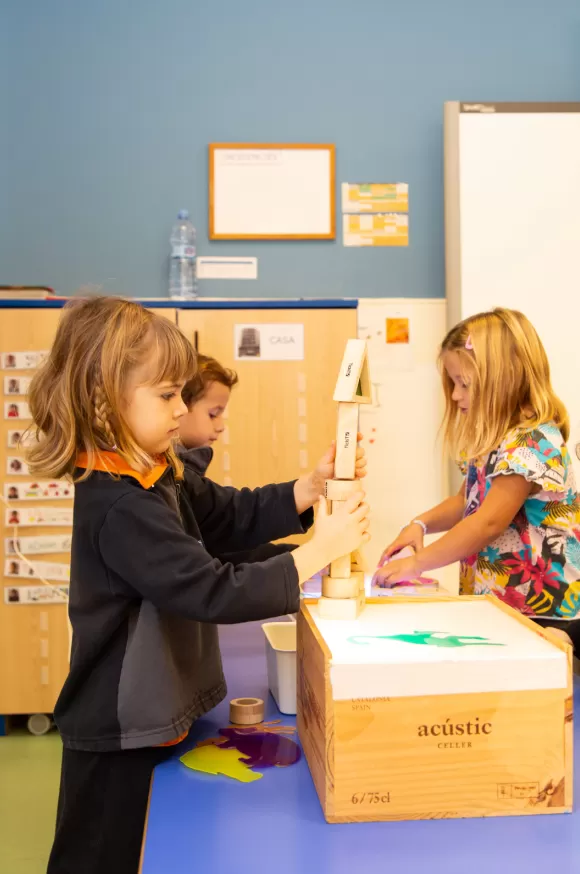 Alumnes d'infantil de l'escola Jesuites Poble-sec