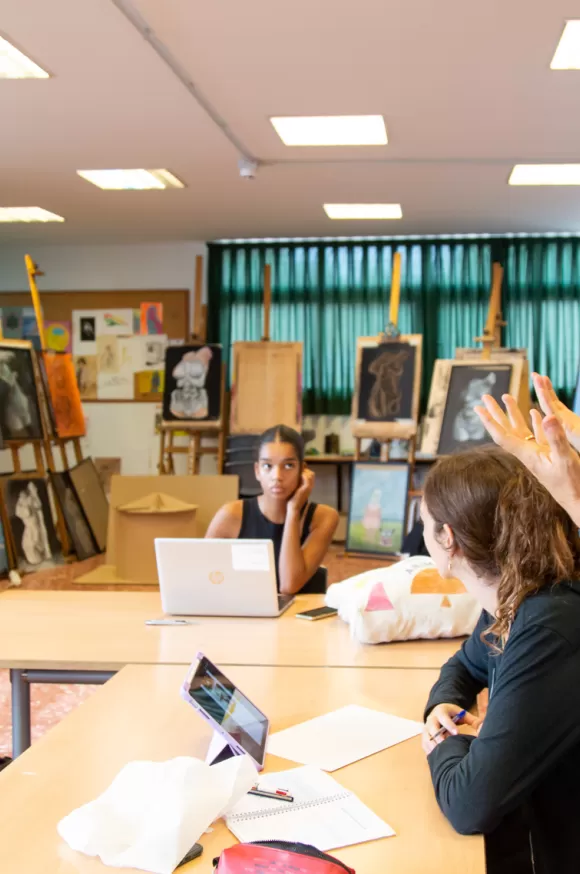 Aula artistica de l'escola Jesuites Gracia