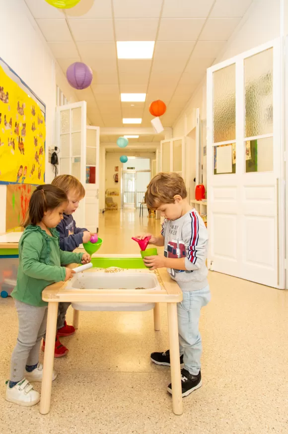 Alumnes d'infantil de l'escola Jesuites Sant Gervasi