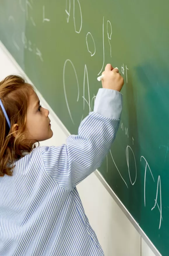 Alumna d'infantil de l'escola Jesuites Sarria - Sant Ignasi