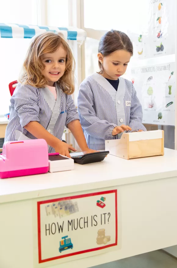 Alumnes d'infantil de l'escola Jesuites Sarria - Sant Ignasi