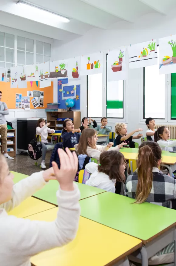 Aula de PIN de l'escola Jesuïtes Sant Gervasi