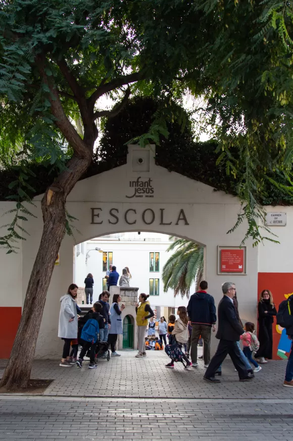 Entrada d'Avenir de l'escola Jesuïtes Sant Gervasi