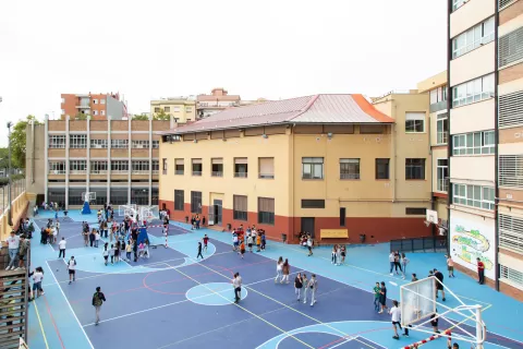 Pati de l'ESO de l'escola Jesuites Clot