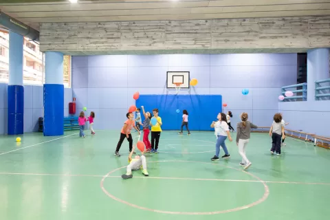 Gimnas de l'escola de Jesuites Clot