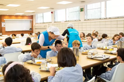 Equip de monitoratge de l'escola Jesuites Bellvitge