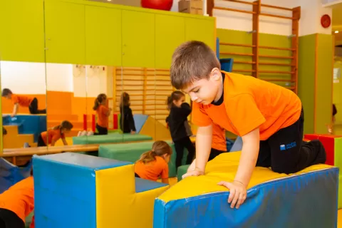 Espai psicomotricitat d'infantil de l'escola Jesuites Bellvitge