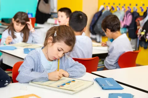 Alumnes de l'escola Jesuites Bellvitge