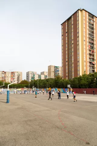 Pati de primaria de l'escola Jesuites Bellvige