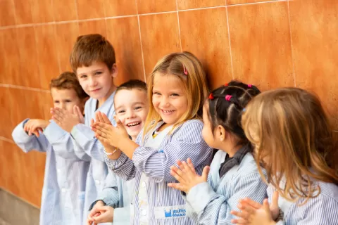 Alumnes d'infantil de l'escola Jesuites Poble-Sec