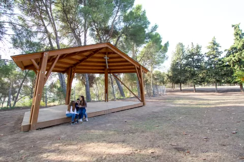 Aula natura de l'escola Jesuites Lleida