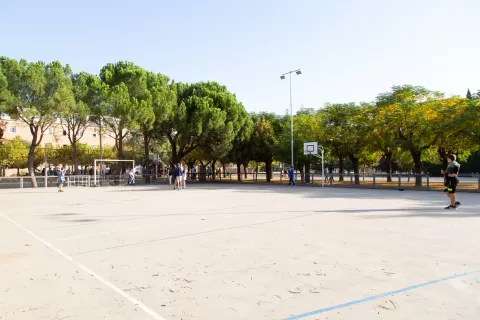 Camp de futbol de l'escola Jesuites Lleida