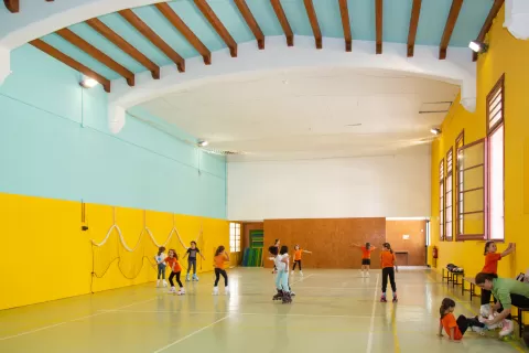 Gimnas de l'escola Jesuites Lleida