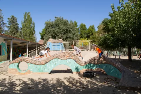Pati infantil de l'escola Jesuites Lleida
