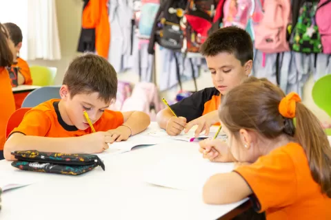 Alumnes de l'escola Jesuites Lleida 