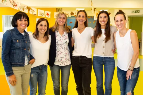 Equip docent d'infantil de l'escola Jesuites Poble-sec