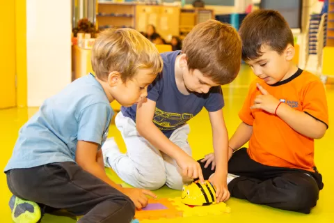 Alumnes de l'escola Jesuites Poble-sec