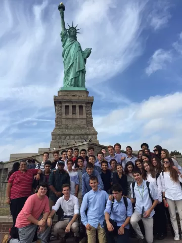 Alumnes del Sant Ignasi a Nova York