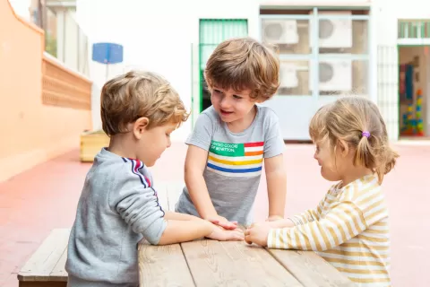 Alumnes d'infantil de l'escola Jesuites Sant Gervasi