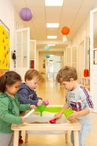 Alumnes d'infantil de l'escola Jesuites Sant Gervasi 