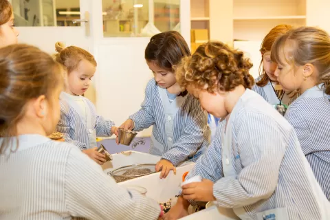 Alumnes de l'escola Jesuites Sarria - Sant Ignasi