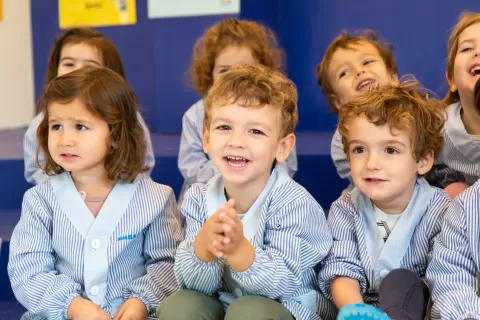 Alumnes d'infantil de l'escola Jesuites Sarria - Sant Ignasi