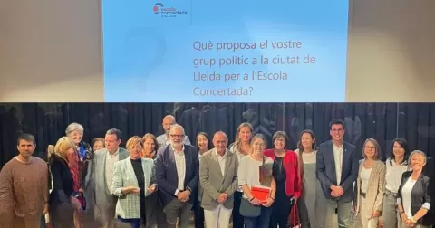 Alcaldables de Lleida en la taula rodona sobre l'escola concertada a la ciutat