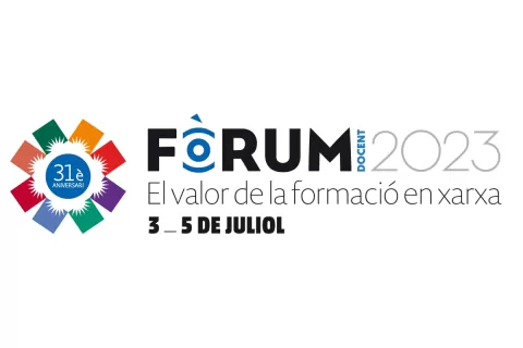 Banner del Fòrum Docent 2023 de Jesuïtes Educació