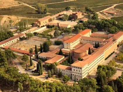 Vista aèrea de Jesuïtes Lleida Col·legi Claver