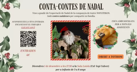 Cartell activitat contacontes de Nadal