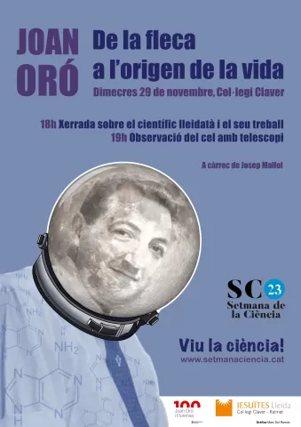 Cartell xerrada Joan Oró