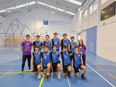 Equip bàsquet de Jesuïtes Bellvitge_Copa Colegial 2024