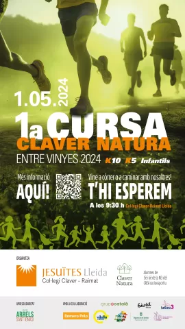 Cartell Cursa Claver Natura Entre Vinyes 2024