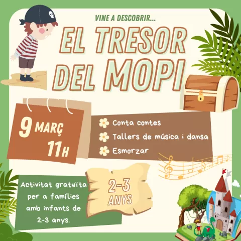 Cartell "El Tresor del MOPI"