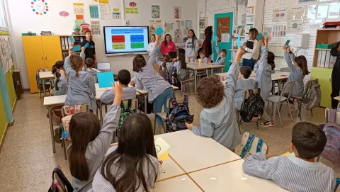 Alumnat d'Higiene Bucodental col·labora amb primària de Jesuïtes Bellvitge