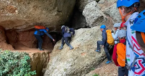 Sortida del grup CIM (Claver i Muntanya) de Jesuïtes Lleida