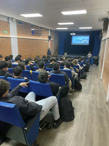 Conferència Unió Europea per a l'alumnat de Jesuïtes Bellvitge