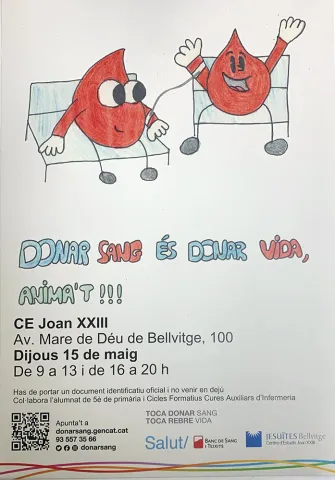 Campanya donació de sang Jesuïtes Bellvitge 2025