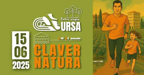 Cartell 2a Cursa Claver Natura Entre Vinyes 2025