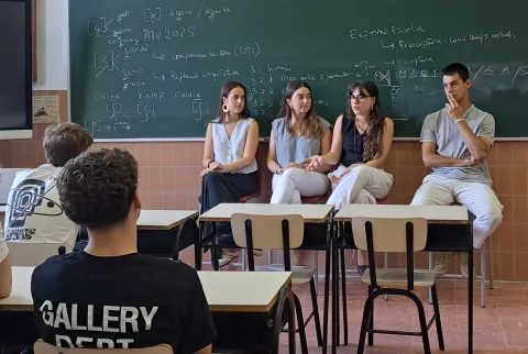Jornada d'orientació professional a 1r de Batxillerat - sant ignasi - universitat