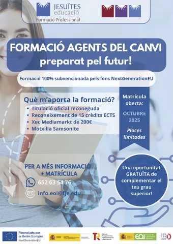 Cartel formación Agentes del Cambio