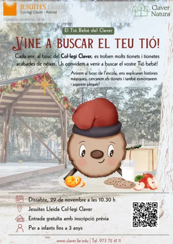 Cartell activitat Jesuïtes Lleida Col·legi Claver cerca tió I3