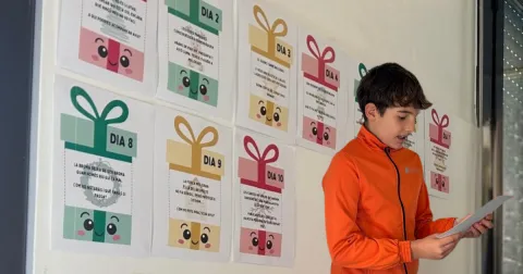 Calendari d'Advent del bon tracte treballat a 5è i 6è de Primària-NEI