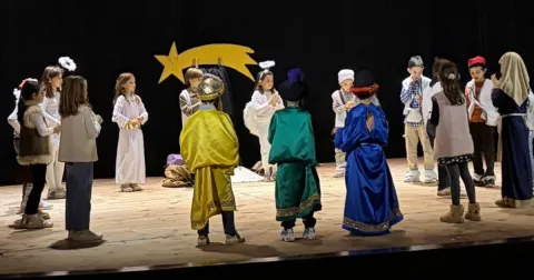 Representació de "Els Pastorets" de 2n de la PIN