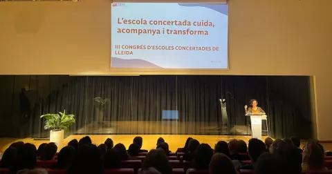 Acte de l'escola concertada de Lleida a La Llotja el 26 de Febrer de 2026