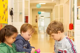 Alumnes d'infantil de l'escola Jesuites Sant Gervasi 