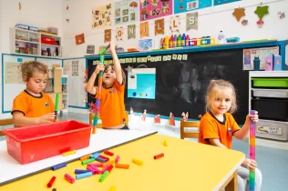 Aula de MOPI de l'escola Jesuïtes Sant Gervasi