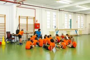 Gimnàs de l'escola Jesuïtes Sant Gervasi